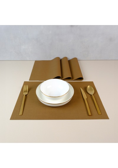 Maxstyle Serene Khaki Parça Amerikan Servis 30x45cm Renkli