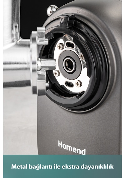 Homend Meatbox 3101H 1200 W Paslanmaz Çelik Kıyma Makinesi