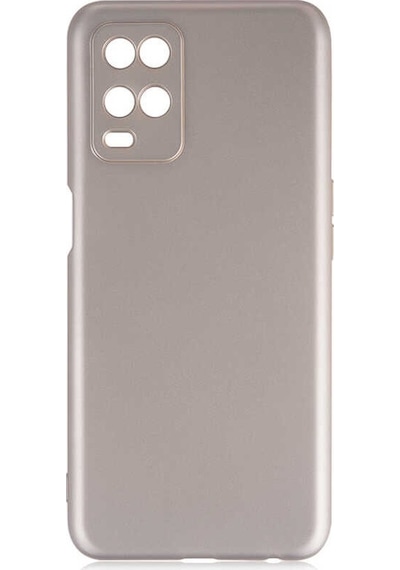 Kilifone - Oppo Uyumlu A54 4g - Kılıf Mat Renkli Esnek Premier Silikon Kapak - Gold