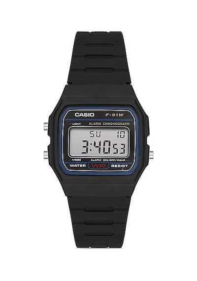 Casio Standart F-91w-1dg Siyah Kol Saati Beyaz