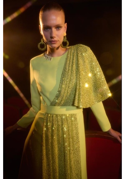 Senna Hazel Dress Mimoza Mor