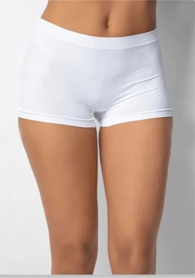 6 Adet Özlem Bayan Short Boxer 030 Beyaz