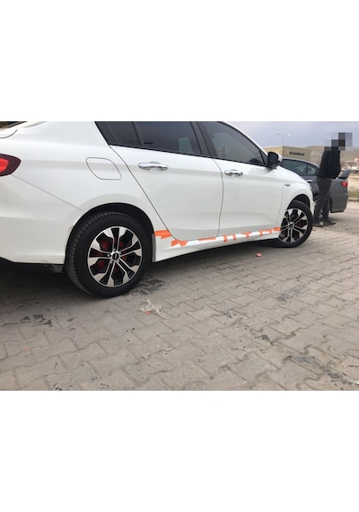 Fiat Egea Yan Marşpiyel - Plastik Sağ Sol Takım