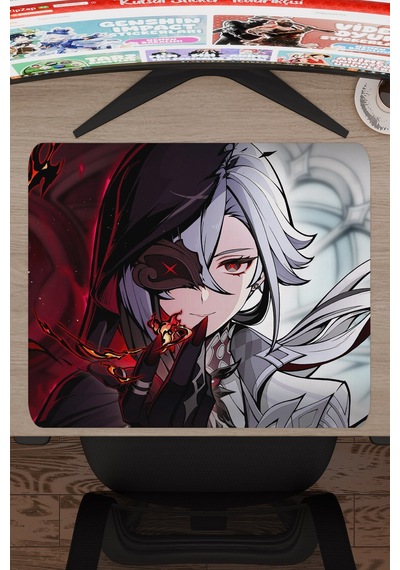 Arlecchino Genshin Impact Anime Gacha V1 - 48x40 Xl Gaming Mouse Pad Fare Altlığı