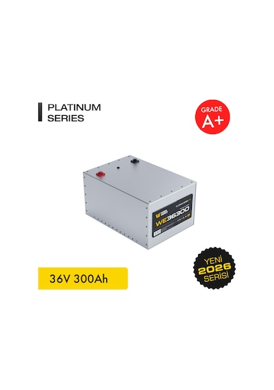 Werer Energy 36V 300Ah LiFePO4 Platinum Series Bluetooth'lu Lityum Demir Fosfat Akü