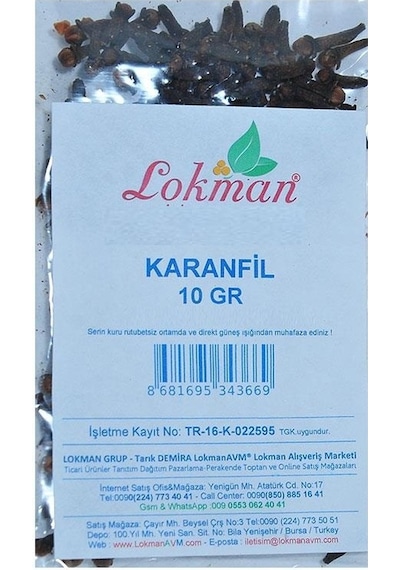 Lokman Tane Karanfil 10 G