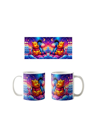 Winnie The Pooh Kupa Bardak Tek Adet K0136 Çok Renkli