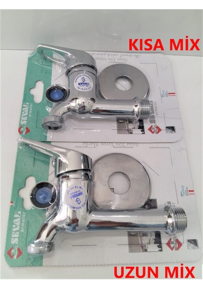 Seval Aç Kapa Mix Musluk Kısa Model Krom