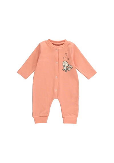 Ürünya Unisex Pamuklu Bebek Tulum Pembe