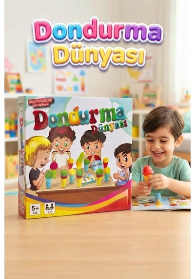 Dondurma Dünyası Hızlı Denge Ve Beceri Oyunu Eğitici Aile Çocuk Oyuncakları Aktivite Seti