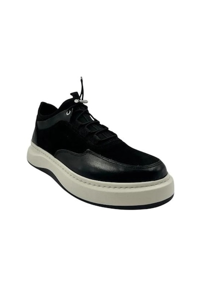 Kemal Tanca 883 6007 Erkek Hakiki Deri Spor Ayakkabı & Sneaker Siyah