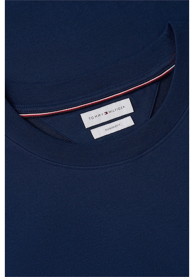 Tommy Hilfiger Pamuklu Regular Fit Bisiklet Yaka T Shirt Erkek T Shirt Mw0mw43203 Dcc Lacivert