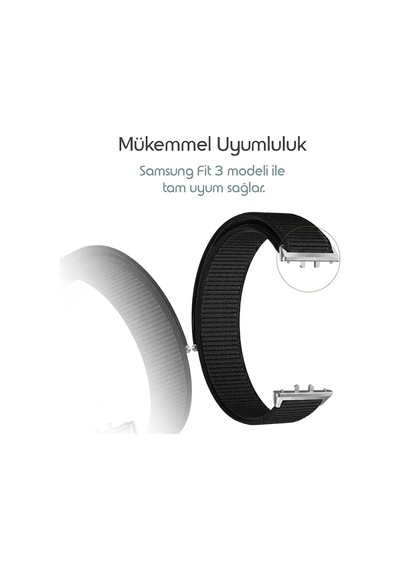 Samsung Galaxy Fit 3 İle Uyumlu Hasırlı Kumaş Kordon Terleme Yapmayan Cildi Tahriş Etmeyen Nefes Alabilir Yapılı Kademeli Cırt Cırt Tasarımlı Deformasyona Dayanıklı Rahat Kayış Çok Renkli Samsung Galaxy Fit 3 İle Uyumlu Hasırlı Kumaş Kordon Terleme Yapmayan Cildi Tahriş Etmeyen Nefes Alabilir Yapılı Kademeli Cırt Cırt Tasarımlı Deformasyona Dayanıklı Rahat Kayış Çok Renkli