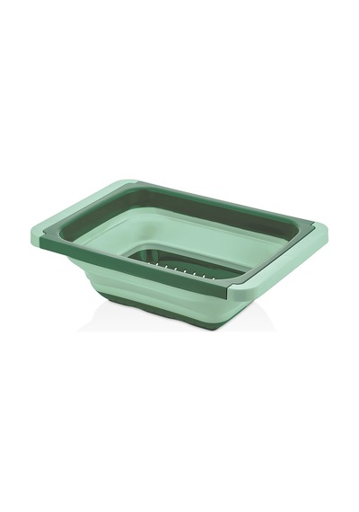 Qlux Katlanır Süzgeç Lavabo İçi Süzgeç Mutfak Kamp Karavan Katlanır Süzgeç Bpa İçermez Süzgeç Plasti Diğer