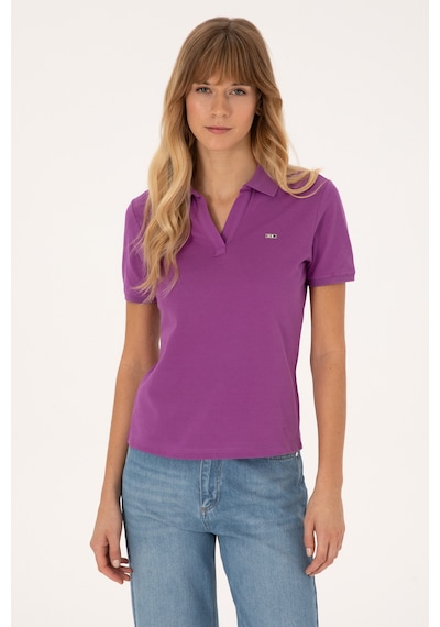 U.s. Polo Assn. Kadın Menekşe Tişört 50320032-vr037 Menekse