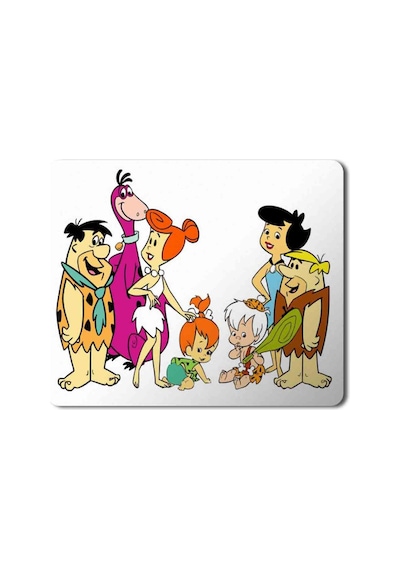 Taş Devri Jetsons Baskılı Mouse Pad Mousepad.jpg