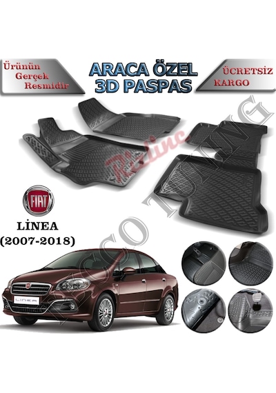 Rizline Fiat Linea 2007-2018 3D Havuzlu Paspas N11.33295