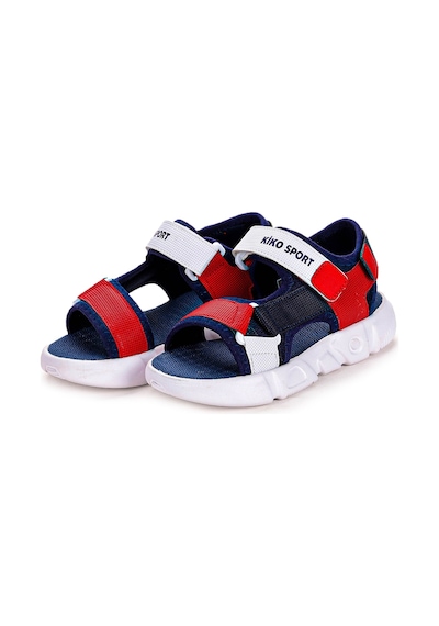 Kiko Kids Cırtlı Yürüyüş Erkek Çocuk Sandalet 2722-27 Lacivert -
