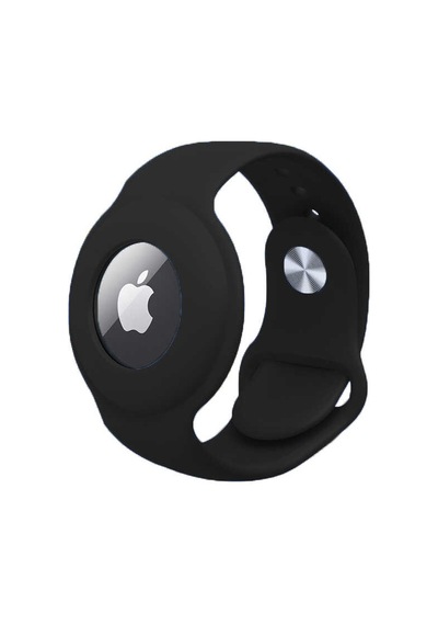 Zore Apple Uyumlu AirTag Anahtarlık Kordon-siyah