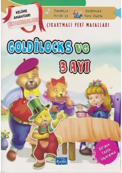 Goldilocks ve Üç Ayı - Çıkartmalı Peri Masalları- Parıltı Yayınları