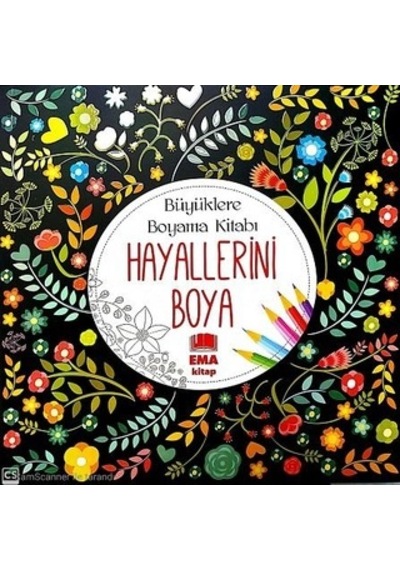 Ema Büyükler İçin Boyama ( Hayallerini Boya ) Mandala