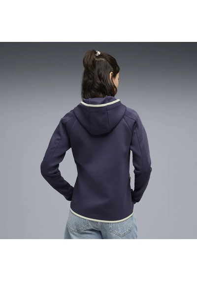 Puma Evostrıpe Full-zip Hoodie Dk Lacivert Kadın Kapüşonlu Sweatshirt