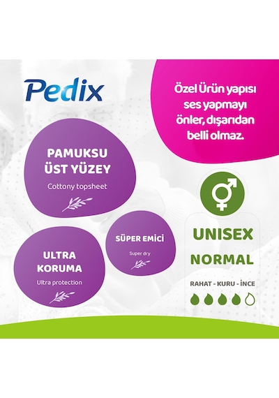 Pedix Mesane Pedi Unısex Büyük Boy Medıum 12 Adet