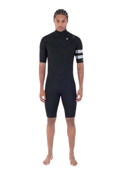 Hurley Hurley Air 2/2 Mm Spring Ss Erkek Siyah Wetsuit Blk Siyah