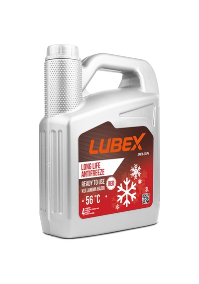 Long Lıfe Red Antifreeze Ready To Use -56 3 Lt