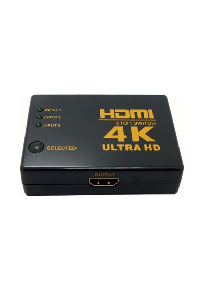 Gplus Ifswr-302 Hdmi 3 Port Giriş 1 Port Çıkış Kumandalı Switch