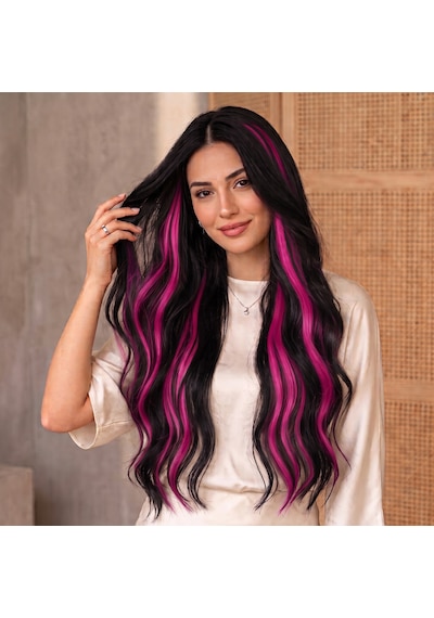 Renkli Gerçek Boncuk Kaynak - Pembe Mor - 10 Adet
