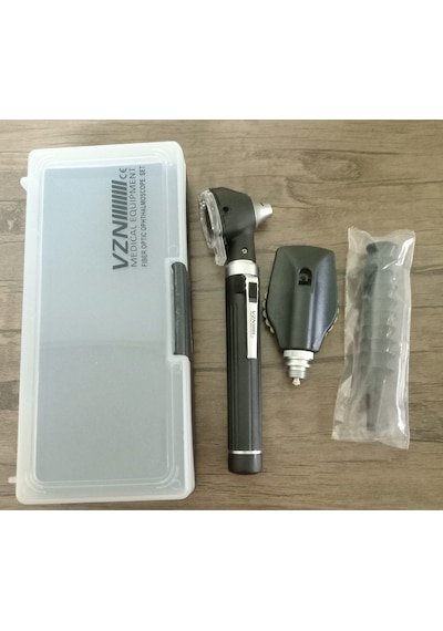 Vzn Otoskop Oftalmaskop Set Led Ampullü