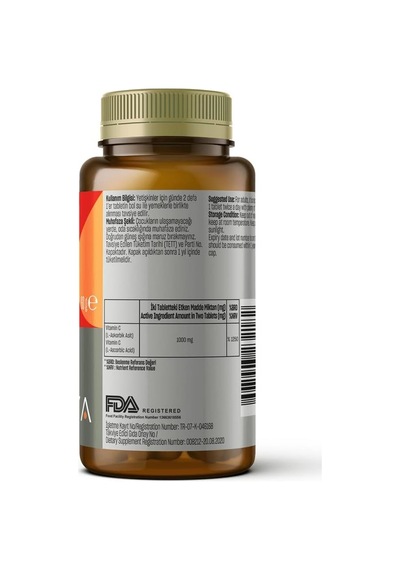 Vitamin C 1000mg 60 Tablet 3 Paketi
