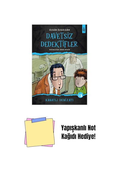 Kanatlı Denizatı - Davetsiz Dedektifler 4 + Yapışkanlı Not Kağıdı