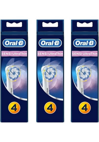 Oral-B Sensi Ultra Thin Diş Fırçası Yedek Baslık 3 x 4'lü