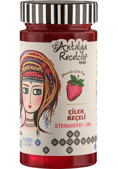 Antalya Reçelcisi Çilek Reçeli 650g Yörük Seri