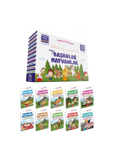 Başrolde Hayvanlar 10'lu Hikaye Seti