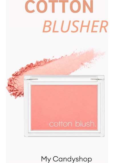 Missha Cotton Blusher Yumuşak Dokulu Kolay Sürülebilen Allık My Candy Shop
