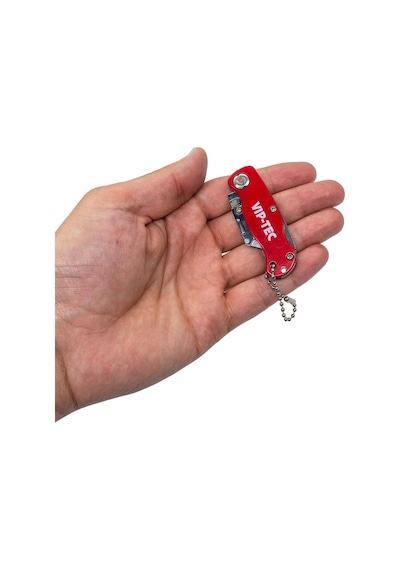 Viptec Vt875158 Katlanır Mini Maket Bıçağı 10mm 5 Adet Yedekli