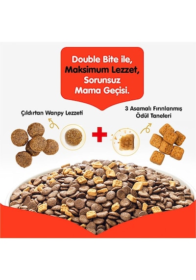 Wanpy With Oven Baked Bites Ton Balıklı Tahılsız Yetişkin Kedi Maması 1500 G