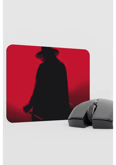 V For Vendetta 2 V1 22x18 Gaming Kauçuk Kaymaz Taban Mouse Pad Fare Altlığı