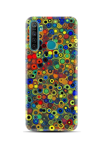 Realme 6I Kılıf Desenli Nazar Boncukları 1746