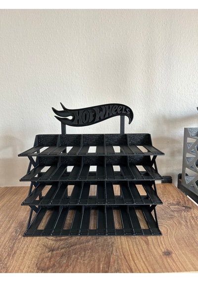 Hot Wheels Uyumlu 20 Araçlık Stand 1/64 Siyah