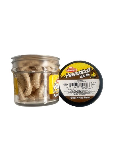 Berkley Power Honey Worm 55CT Silikon Kurt - White