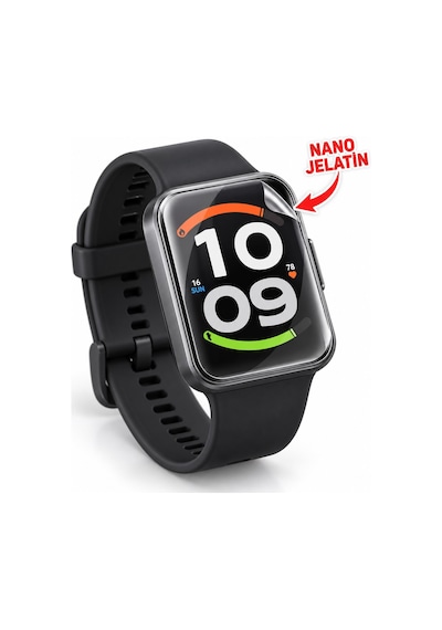 Xiaomi Redmi Watch 6 Active Uyumlu 3 Adet Şeffaf Ultra Koruyucu Nano Jelatin