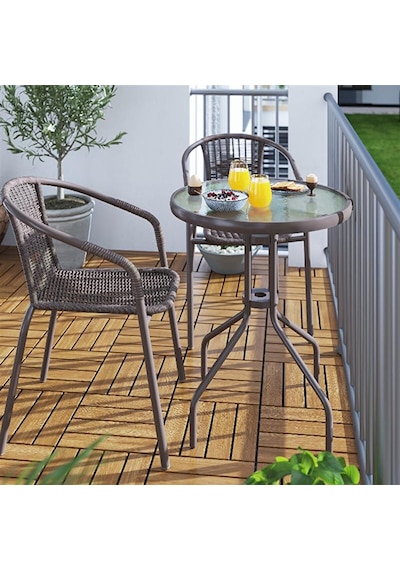 Koçtaş Bari Bistro Bahçe Balkon Seti Kahverengi
