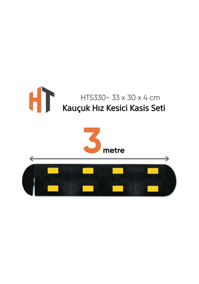 Kauçuk Hız Kesici Kasis Seti 3 Metre - Eko