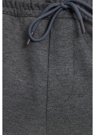 Tudors Erkek Regular Fit Klasik Kesim Beli Lastikli Bağcıklı Koyu Gri Jogger Pantolon-41774 Koyu Gri