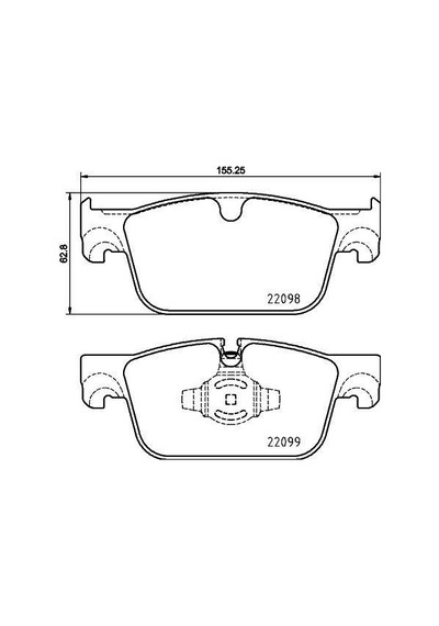 VALEO 671839 Ön Balata Volvo S90 2016 V60 2018 V90 2016 Xc60 2017 16 İnç Jant 17 İnç Jant