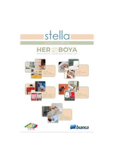 Stella Su Bazlı Saf Akrilik Boya - Yakut Diğer